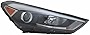 KarParts360 For Hyundai Tucson Headlight 2016 2017 2018 Passenger Side Halogen Type w/LED Position For HY2503200 | 92102-D3150