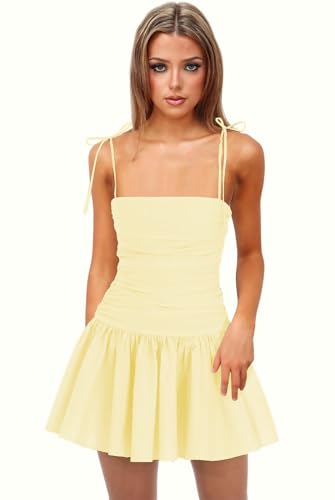Square Neck Red Mini Homecoming Dress with Ruched Slit Skirt