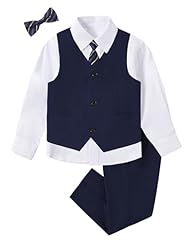 Navy Blue-white Shirt