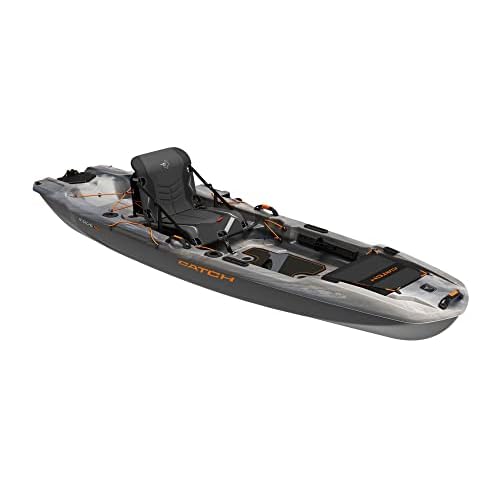 Pelican Catch Mode 110 Premium Angler Kayak – Fishing Kayak with Lawnchair – 10.5 ft