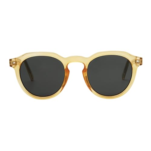 Frye Women's Kara Sunglasses Round, Yellow, 47 mm2