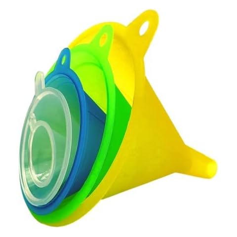 Set of 5 Mini to Large Funnel Variety for Kitchen and More Cover