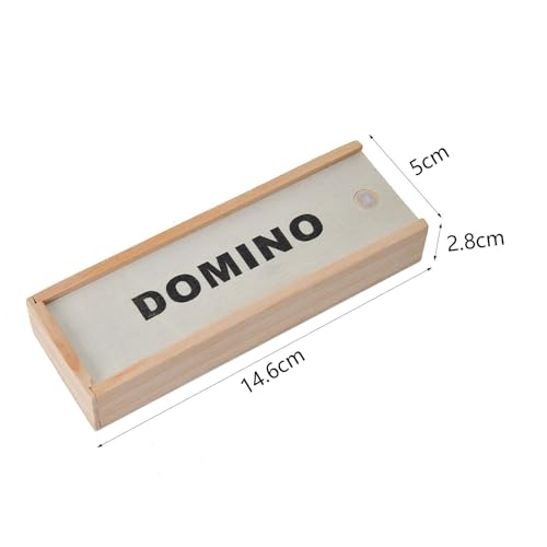 Set de Dominó Double Six con Estuche de Madera miniatura 3