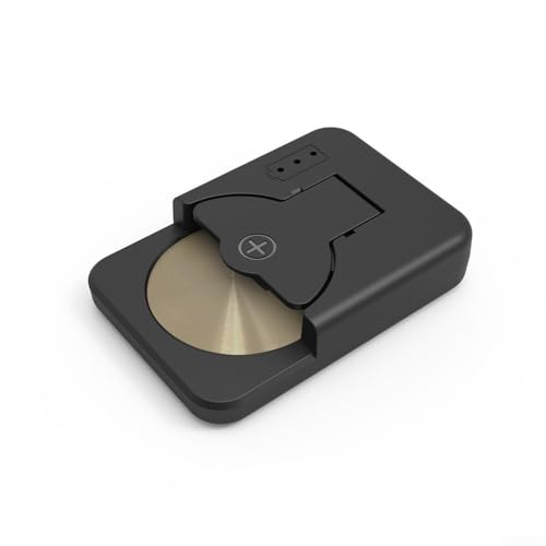 Cargador de batería de botón recargable para CR2032 CR2025 CR2016 LR44 AG13 AG10 con detección inteligente y resistencia ABS (sin cable negro)