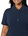Amazon Essentials Women's Short-Sleeve Polo Shirt (Available in Plus Size), Navy, XX-Large