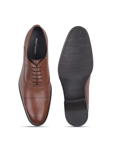 Image of Hush Puppies Mens Bryson Brogue Oxford Lace-Up Shoes