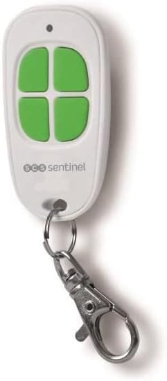 SCS Sentinel ControlGate AAM0085 remote control with four green buttons