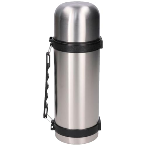 Tradineur - Termo modelo Ray - Fabricado en Acero Inoxidable - Ideal para conservar la temperatura de tus bebidas - Capacidad de 650 ML - 28 x 10 x 9 cm