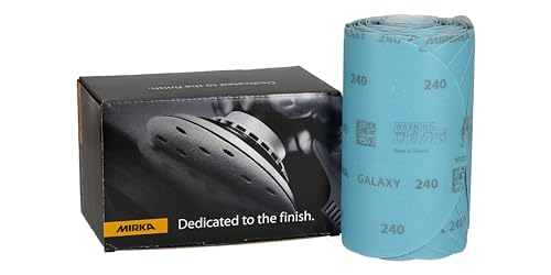 Disque abrasif anti-encrassement Mirka Galaxy grain 240 auto-affûtant pour résine et bois