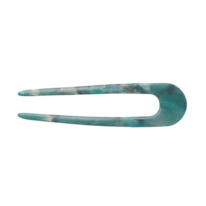 MACHETE Italian Acetate French Hair Pin for Thin Thick Hair in Jadeite, 5 inch Women Girls Hairstyle Accessories