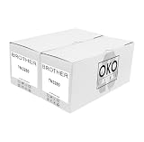 Capacité de la cartouche de toner : environ 8 000 pages (noir) par cartouche de toner TN3280 à 5 % de couverture (feuille DIN A4)