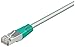 Produktbild Wentronic CAT5e SFTP Crossover Netzwerkkabel (2x RJ45, 20m) grün-grau