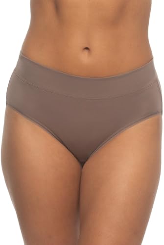 Image of Felina Womens 5 Pack Pima Cotton Wide Waistband Hipster