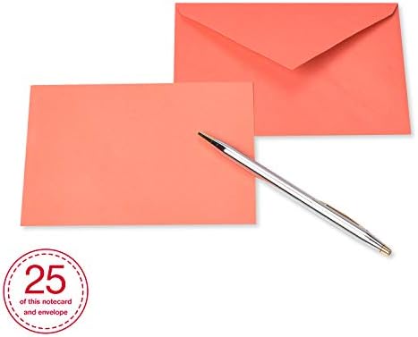 American Greetings 200 Single Panel Blank Cards with Colour Matching Envelopes - Rainbow Colours