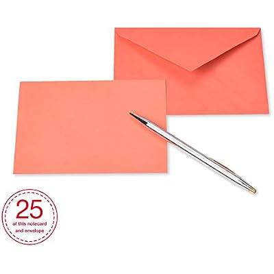 American Greetings Single Panel Blank Cards with Envelopes, Rainbow Colors (200-Count)