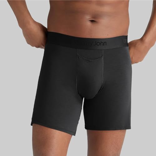 Tommy John Second Skin Relaxed Fit 6" Boxer - 3 Pack, Luxurious Modal Stretch Fabric, Non-Pilling, Comfortable Contour Pouch2