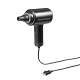 サンワサプライ 電動エアダスター AC電源 42m/s 風量 無段階調整 連続15分 逆さ対応 3mコード 3種ノズル CD-ADE8BK