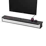 Fonctions de stockage puissantes : 20 cm de haut (7,87 pouces) de large, 26 cm de large (10,2 pouces) de large, cloisons et rangement de style, rangement et accès pratiques, coins arrondis pour éviter les impacts des collisions, trous de gestion des câbles de bureau, câbles cachés, de sorte que l'ensemble flotte Le meuble TV a l'air très professionnel dans le salon et la chambre.