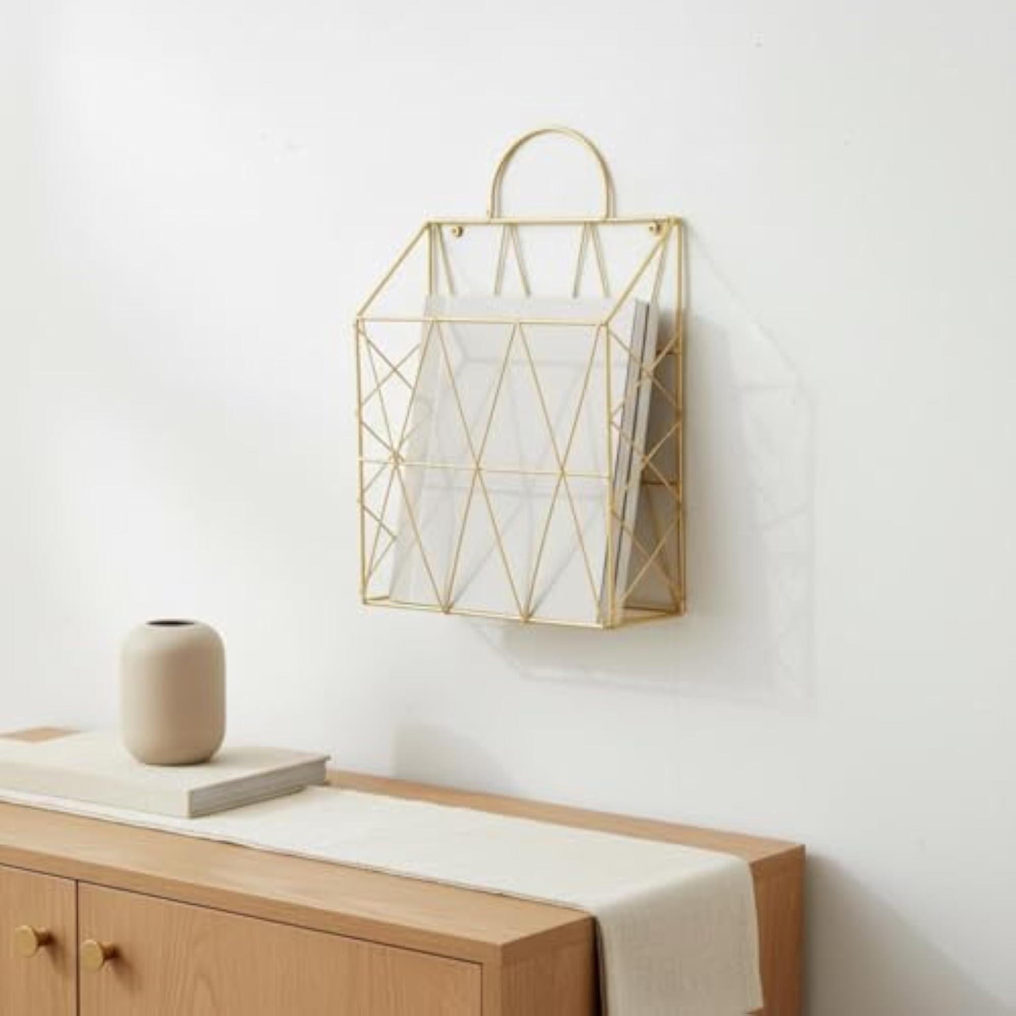 Decorative Wall Mounted Holder Black