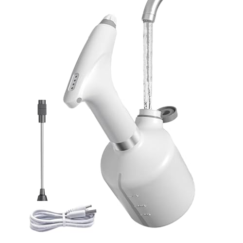Pulvérisateur d'eau électrique rechargeable 1000ml avec buse ajustable pour fleurs