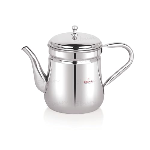Image of Ebun Stainless Steel Coffee Filter | Filter Coffee Maker Steel | Percolator Coffee Pot | South Indian Filter Coffee Maker | Coffee Decoction Maker | 250 Ml Capacity (304 Grade SS)