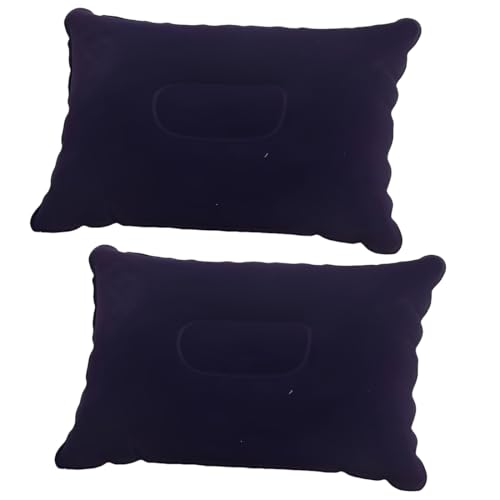 PHYNDR 2 Pièces Oreillers Gonflables Parfaits pour Les Voyages/Camping/Plein air/pêche – Oreillers Ultra légers résistants à l'eau, Coussin de voyage gonflable, Camping accessoires