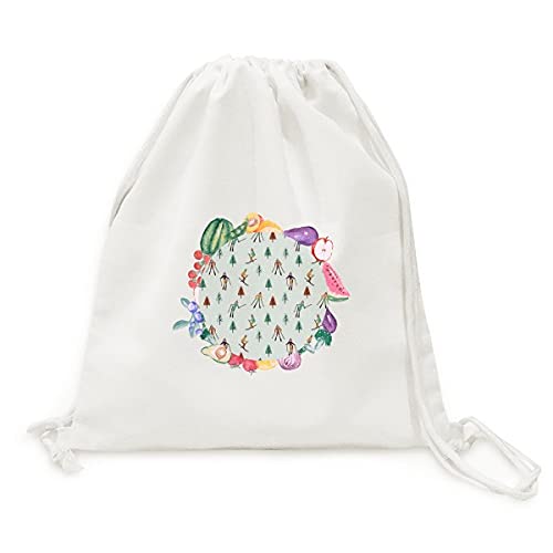 Sac en tissu pliable à sangle résistant pour fruits et légumes