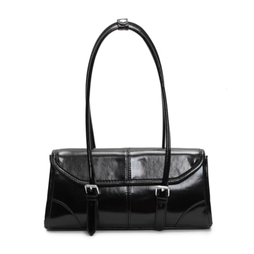 Women Shoulder Bag Retro Handbag Waterproof Leather Satchel Handbag with Top Handles Handbag Purse for Working Shopping Trave