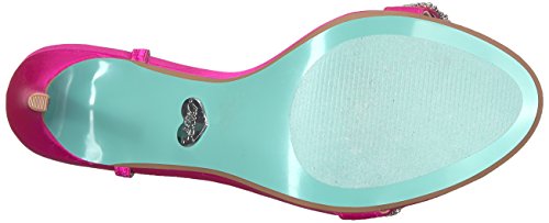 Betsey Johnson Blue Women's SB-Harlo Heeled Sandal, Fuchsia - Image 4