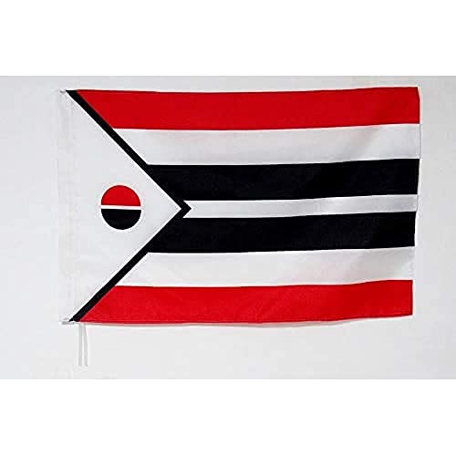 AZ FLAG, Arapaho tribe Flag, 2x3 Ft, Arapahos Banner with Sleeve, 100% Polyester, Fade Resistant, Vivid Colors, 2' x 3' Feet