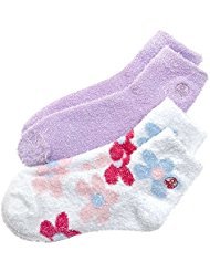 Earth Therapeutics 2-pk. Dip-Dyed & Solid Aloe Socks