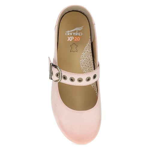 Image of Dansko XP 2.0 Mary Jane Clogs for Women - Slip-Resistant Leather Shoes with Arch Support, Removable Footbed, and Adjustable Strap - Ideal for Teachers & Service Professionals