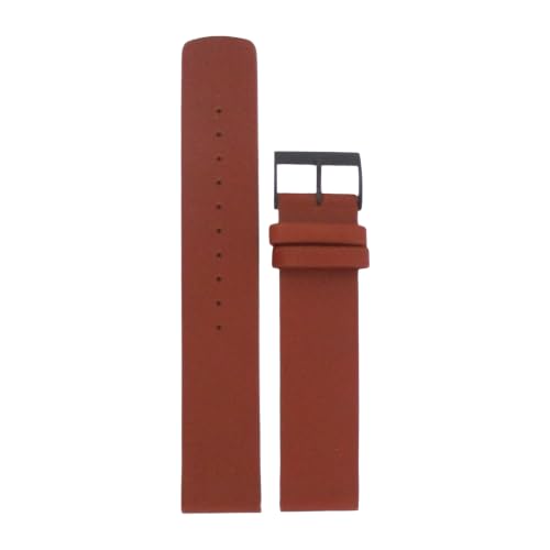 Correa de repuesto Skagen de piel marrón para lucir en la oficina con reloj SKW6374