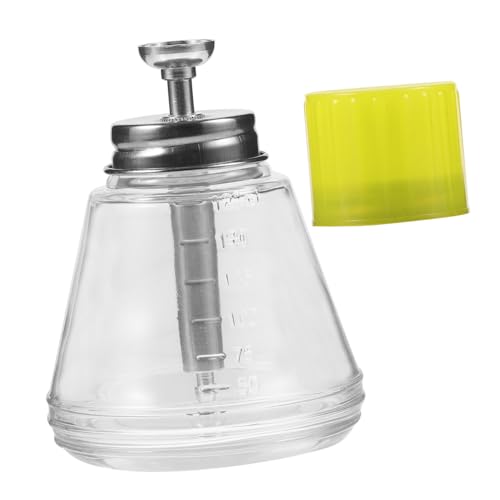 Anneome Glas pumpflasche für Nagellackentferner Transparent Korrosionsbeständig Bruchfest Eleganter Spender für Heim Profi anwendung Einfaches Dosieren Stilvolles Design