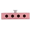 DIY Lipstick Maker, Makeup Cosmetics Lipstick Silicone Making Tool Set Aluminum Alloy Rose Gold Dual Uses Lip Balm Maker Tool 2 Holes (4 Holes)