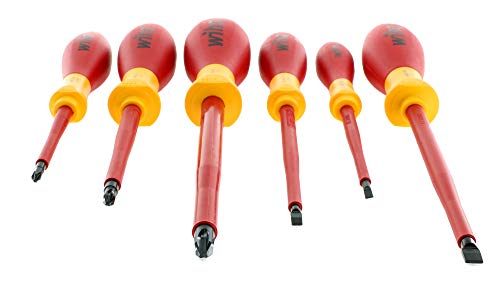 Wiha 32092 1000 Volt Slotted And Phillips Insulated Screwdriver Set (6 Pieces) - Image 3