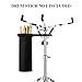 Keerpusi Snare Drum Stand with Drum Sticks Holder And two drumsticks, Double Braced Tripod Snare Stand for 10 to 14 Inch Snare Drum Pad, Snare Drum Beginners, Adjustable Height 14.5 to 23 Inches