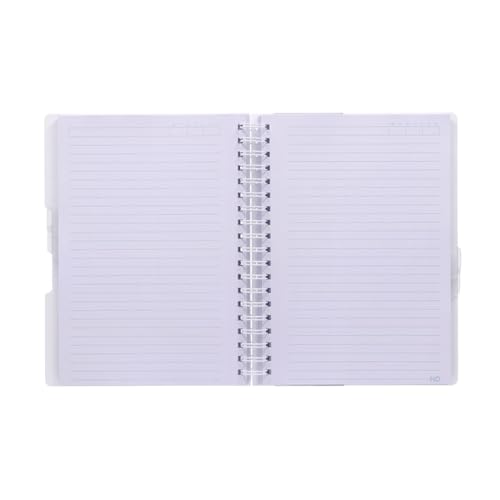 Image of Navneet HQ | Wiro Bound |Five Subject Book |17.6x25 cm |Single Line |300 Pages |White