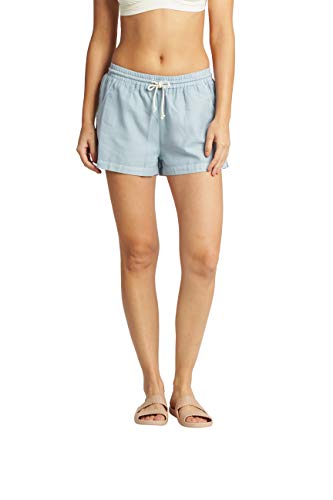 Billabong Women's Road Rider Woven Pull On Short, Chambray, M