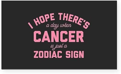 CafePress When Cancer is Just A Zodiac Rectangle Car Bumper Magnet