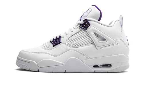 NIKE Jordan Mens Air 4 Retro CT8527 115 Metallic Pack - Purple - Size 13