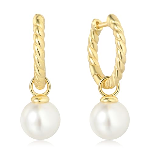 Pearl-Earrings-for-Women-925-Sterling-Silver-Twisted-Rope-Hoop-Earrings-Shell-Pearl-Drop-Earrings-Dangling-2-in-1-Style