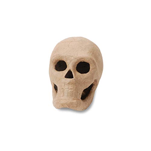 Darice Bulk Buy DIY Crafts 3-D Paper Mache Skull 5.5 inch (6-Pack) 2876-35
