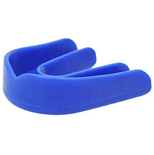 Protetor Bucal Mordedor Superior - Silicone Moldável - Azul - Unid