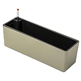 Fxzqgnh Jardinière Rectangulaire Bac à Plantes irrigant Boîte à Fleurs Moderne Indicateur ...