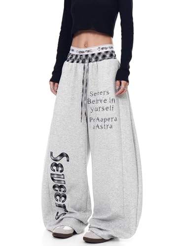 Pantalon de jogging imprimé léopard coupe ample taille élastique - 6