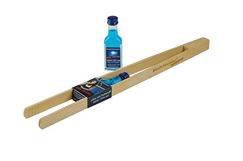 Preisvergleich Produktbild Blaulichtwasser - Blaulichtwasser GRILL-EDITION - Grillzange + Likör