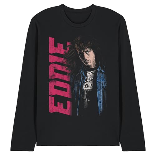 T-shirt Stranger Things Eddie fini les hauts de série de basse qualité