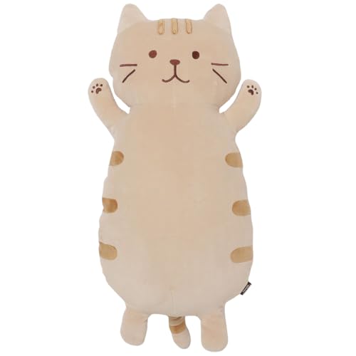 ぬいぐるみ 猫 可愛い ギフト 猫好きプレゼント 猫好きにはたまらないグッズ 抱き枕 もちもち キャラクター 母の日 誕生日 お祝い 贈り物 ふくふくにゃんこ ハピンズ (チャチャ丸)