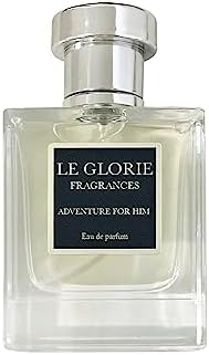 Le Glorie Fragrances - Inspired by Creed Aventus - Adventure for Him Eau de Parfum - Long Lasting 12-14 Hours Perfume Spray for Men, Women, All Skin Types - 99% Same Fragrance - Cruelty Free -1.7 oz 50ml - NOTES Bergamot, Blackcurrat, Lemon, Pink pepper, Apple, Jasmine, Patchouli, Pineapple, Oakmoss, Musk, Birch, Ambergris, Cedarwood.